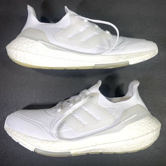 Adidas Ultra Boost 21 Women’s “ Triple White “ Shoe Size- 7.5 - Picture 3 of 12